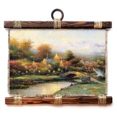 Панно Универсальный Свиток Каменный мост 32х33 см