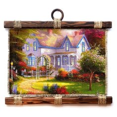 Панно Универсальный Свиток Цветущая лужайка 32х33 см