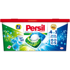 Persil капсулы Power Caps Свежесть от Vernel 4 in 1, контейнер, 28 шт.