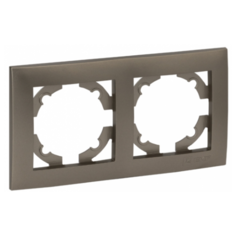 Рамка 2п EKFEWM-G-302-40 Валенсия, кашемир