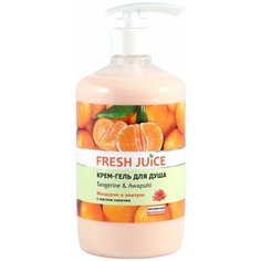 Крем-гель для душа Fresh Juice Tangerine & awapuhi, 750 мл