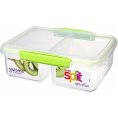 Sistema Контейнер двойной KLIP IT Accents 61720, 23.7x17.5 см, зеленый