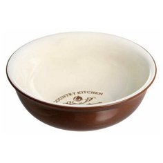 Terracotta Салатник Кухня в стиле Кантри 17 см бежевый/коричневый