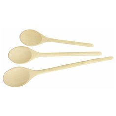Набор навесок Tescoma Woody 637414 из ложек овальных (3 шт.) бежевый