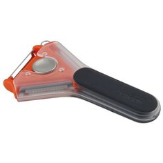 Joseph Joseph Овощечистка Tri-Peeler, черный/оранжевый