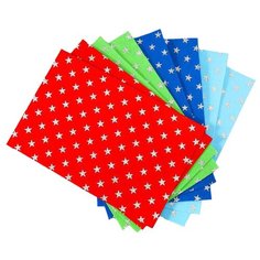 Ideal Набор декоративного фетра с глиттером Звезды 20х30 см, 8 листов (FLT-GLP2)