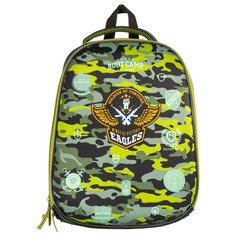 ArtSpace Ранец School Friend "Military" (Uni_17677), черный/зеленый