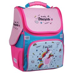 ArtSpace Ранец Junior "Unicorn", розовый/бирюзовый