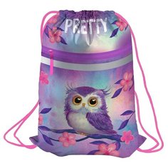 Berlingo Мешок для обуви Owl (MS09341) фиолетовый/розовый