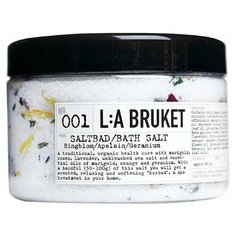 L:A BRUKET Соль для ванн Marigold/Orange/Geranium 001, 450 г