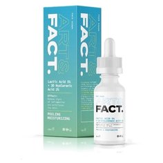 Сыворотка пилинг для лица с молочной кислотой FACT (Lactic Acid 5% + 3D Hyaluronic Acid 2%), 30ml Art&Fact