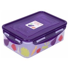 Oursson Контейнер CP1103S/CP1103-1S, 13.5x20.1 см, фиолетовый/овощи