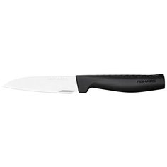 Нож для овощей FISKARS Hard Edge, лезвие 10.9 см, серебристый/черный