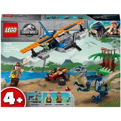 Конструктор LEGO Jurassic World 75942 Велоцираптор: спасение на биплане