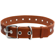 Ошейник COLLAR безразмерный 0295, 69 см коричневый