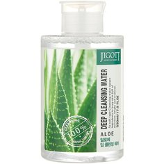 Jigott вода очищающая с экстрактом алоэ Deep Cleansing Water Aloe, 530 мл