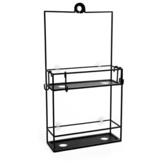 Этажерка на душевую штангу Umbra Cubiko 023461 черный