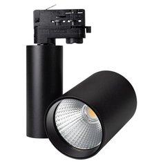 Трековый светильник-спот Arlight LGD-SHOP-4TR-R100-40W Warm3000 (BK, 24 deg)