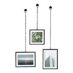 Фоторамка Umbra Fotochain 311335-221 3 шт. 15х10, 10х10, 10х15 см черный