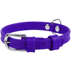 Ошейник COLLAR Glamour без украшений 3270 27-36 см фиолетовый