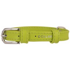 Ошейник COLLAR Glamour без украшений 3256 21-29 см лайм