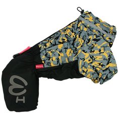 Комбинезон для собак ForMyDogs FW850-2020 M серый/желтый