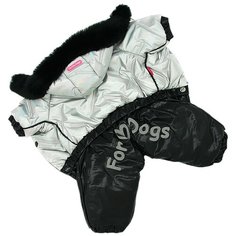 Комбинезон для собак ForMyDogs FW925-2020 F (10) черно-серебряный