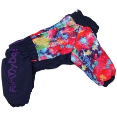 Комбинезон для собак ForMyDogs FW945-2020 F фиолетовый/мультиколор