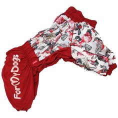 Комбинезон для собак ForMyDogs FW897-2020 F красный