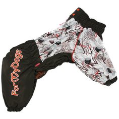 Комбинезон для собак ForMyDogs Аисты FW888-2020 M коричневый