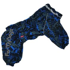 Комбинезон для собак ForMyDogs FW899-2020 M (A3) синий/черный