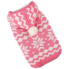 Комбинезон для собак ForMyDogs Снежинка FW655-2018 10-12 розовый