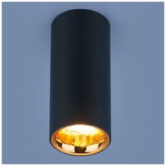 Спот Elektrostandard DLR030 12W 4200K черный матовый/золото