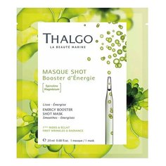 Thalgo тканевая маска Masque Shot Booster dEnergie со спирулиной, 20 мл