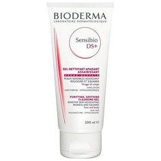 Bioderma гель пенящийся очищающий Sensibio DS+, 200 мл