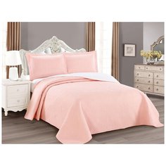 Комплект с покрывалом Cleo Luna 240х260 см, розовый