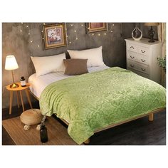 Плед Cleo Moreska 200х220 см, светло-зеленый