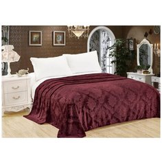 Плед Cleo Парма 150х200 см, бордовый