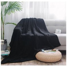 Плед Cleo Royal plush, 150 х 200 см, черный