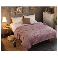 Плед Cleo Moreska 200х220 см, красно-коричневый