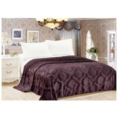 Плед Cleo Парма 150х200 см, темно-коричневый