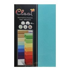 Простыня Cleo трикотажная на резинке 140 гр 140 х 200 см бирюза