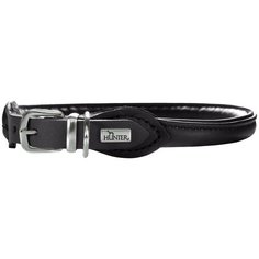 Ошейник HUNTER Round & Soft Elk Petit 37, 37 см 30-33 см black
