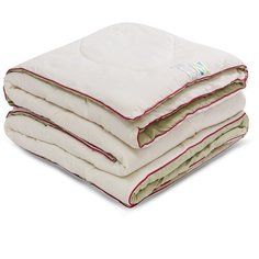 Одеяло Sortex Natura Равновесие, всесезонное, 200 х 220 см (хаки/молочный)