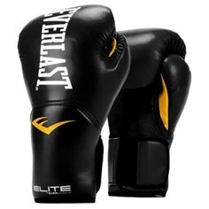 Боксерские перчатки Everlast Elite ProStyle черный 8 oz