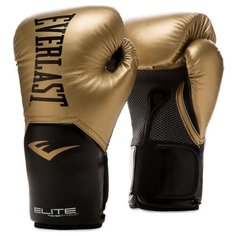 Боксерские перчатки Everlast Elite ProStyle золотой 8 oz