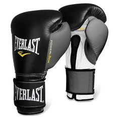 Боксерские перчатки Everlast Powerlock черный/серый 12 oz