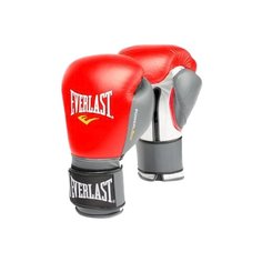 Боксерские перчатки Everlast Powerlock красный/серый 16 oz