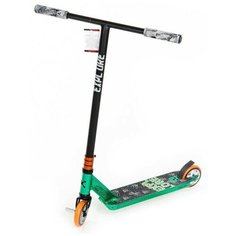 Детский трюковой самокат Explore Pescara HD, черный/оранжевый/зеленый