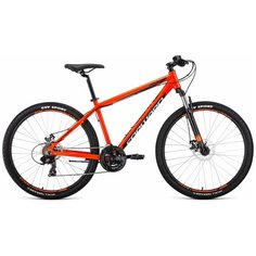Горный (MTB) велосипед FORWARD Apache 27.5 2.0 Disc (2020) оранжевый/черный 21" (требует финальной сборки)